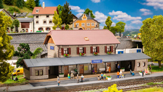 Schweizer Bahnhof Hospiz