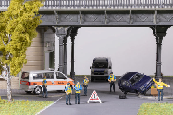 Polizei-Kontrolle CH 2, Warnweste gelb