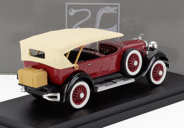 LINCOLN SPORT PHAETON CLOSED 1928 - BORDEAUX