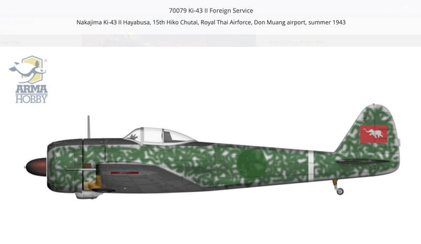 Nakajima Ki-43-II Foreign Service