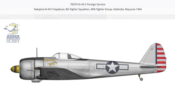 Nakajima Ki-43-II Foreign Service