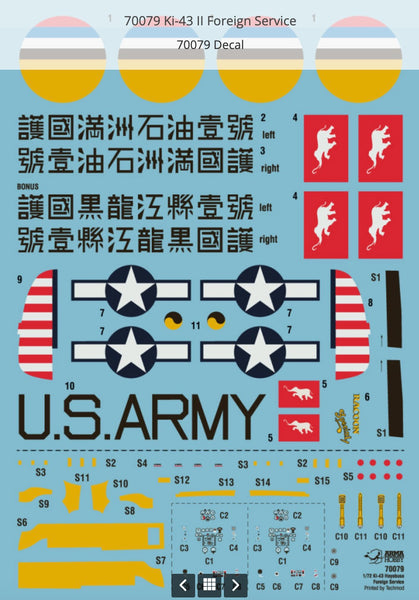 Nakajima Ki-43-II Foreign Service