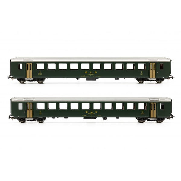 BLS Personenwagen-Set EW I grün, 2. Klasse, 2-teilig, AC