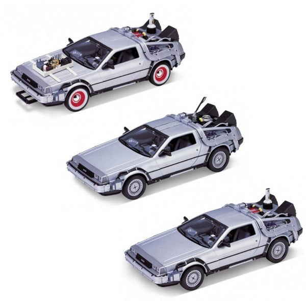 Time Machine Trilogy Pack Back To The Future DeLorean